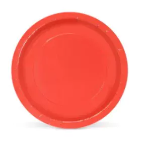 Plate set Algon Cardboard Disposable Red 10Units 20 x 20 x 1,5 cm by Algon, Turntables - Ref: S2214112, Price: 0,70 €, Discou...