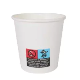 Set of glasses Algon White Cardboard Disposable 120 ml by Algon, Tumblers - Ref: S2214144, Price: 2,38 €, Discount: %