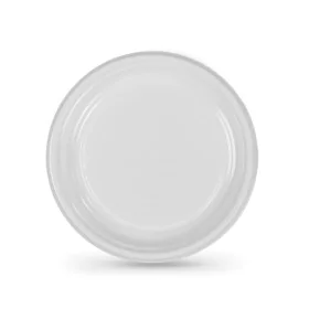 Set of reusable plates Algon Circular White 17 x 17 x 1,5 cm Plastic 25 Units by Algon, Turntables - Ref: S2214238, Price: 1,...