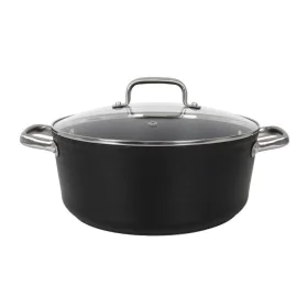 Casserole avec Couvercle en Verre Quttin Spiral Ø 28 cm Aluminium forgé de Quttin, Faitouts - Réf : S2214357, Prix : 31,47 €,...