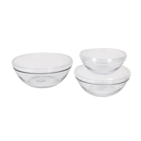 Set di Ciotole Duralex Lys Trasparente Con coperchio 3 Pezzi di Duralex, Piatti e teglie - Rif: S2214359, Prezzo: 10,95 €, Sc...