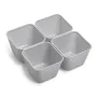 Set de basket Dem Polyvalents 8,2 x 8,2 x 6 cm (4 Unités) de Dem, Boîtes et coffres de rangement - Réf : S2214411, Prix : 1,5...