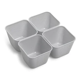 Basket set Dem Multi-use 8,2 x 8,2 x 6 cm (4 Units) by Dem, Storage boxes and chests - Ref: S2214411, Price: 1,57 €, Discount: %