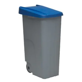 Cubo de Basura con Ruedas Denox 85 L 42 x 57 x 76 cm Azul de Denox, Cubos de basura para exterior - Ref: S2214436, Precio: 36...