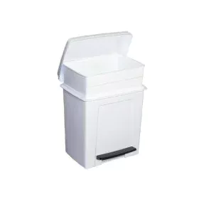 Poubelle à pédale Blanc 8 L de BigBuy Home, Corbeilles à papier - Réf : S2214478, Prix : 10,66 €, Remise : %