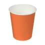 Set of glasses Algon Cardboard Disposable 200 ml Orange 24 Units by Algon, Tumblers - Ref: S2214775, Price: 0,90 €, Discount: %