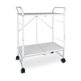 Serving trolley White Foldable 68,3 x 35,5 cm by BigBuy Home, Serving Trolleys - Ref: S2214809, Price: 28,48 €, Discount: %