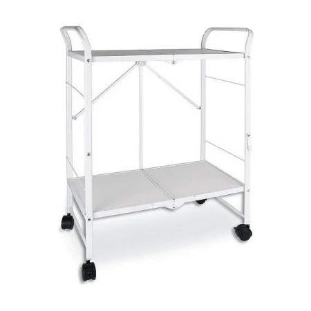 Chariot de service Blanc Pliable 68,3 x 35,5 cm de BigBuy Home, Dessertes - Réf : S2214809, Prix : 28,02 €, Remise : %