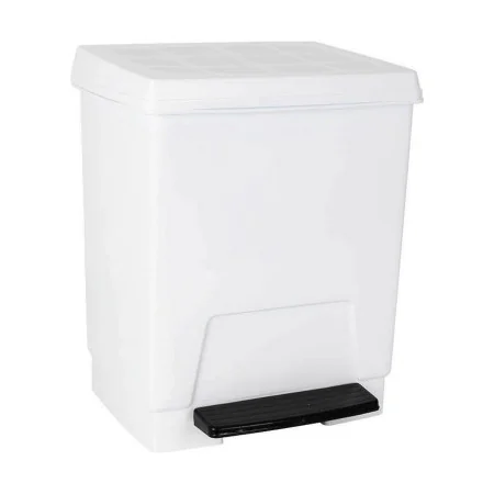 Caixote do Lixo com Pedal 23 L Branco de BigBuy Cleaning, Lixo e reciclagem - Ref: S2214816, Preço: 13,72 €, Desconto: %