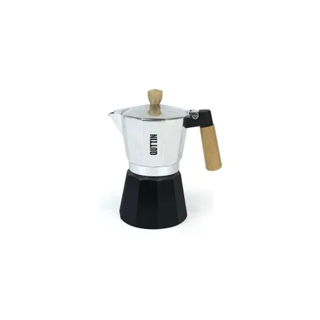 Italian Coffee Pot Quttin Wood Aluminium 6 Cups by Quttin, Stovetop Coffee Makers - Ref: S2214857, Price: 11,53 €, Discount: %