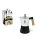 Italian Coffee Pot Quttin Wood Aluminium 6 Cups by Quttin, Stovetop Coffee Makers - Ref: S2214857, Price: 11,53 €, Discount: %