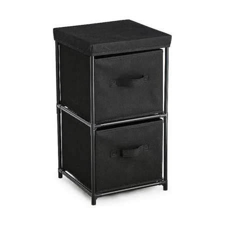 Organizador Multiusos Confortime Tecido não tecido 30 x 30 x 59 cm Preto de Confortime, Prateleiras e estantes - Ref: S221548...