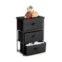 Chest of drawers Confortime Black Non-woven textile 55 x 30 x 75 cm by Confortime, Cupboards and shelving - Ref: S2215491, Pr...