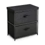 Chest of drawers Confortime Black Non-woven textile 55 x 30 x 50 cm by Confortime, Cupboards and shelving - Ref: S2215492, Pr...