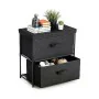 Chest of drawers Confortime Black Non-woven textile 55 x 30 x 50 cm by Confortime, Cupboards and shelving - Ref: S2215492, Pr...