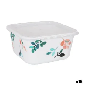 Viereckige Lunchbox mit Deckel La Mediterránea Alba Melamine 13 x 13 x 6,5 cm (18 Stück) von La Mediterránea, Lagerung von Le...