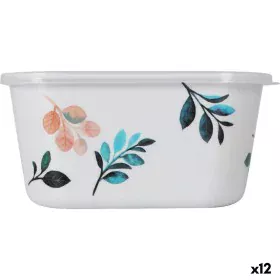 Viereckige Lunchbox mit Deckel La Mediterránea Alba Melamine 15,5 x 15,5 x 7,5 cm (12 Stück) von La Mediterránea, Lagerung vo...