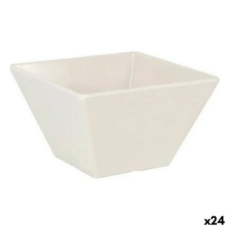 Snack Bowl La Mediterránea Melamin White Shine 10 x 10 x 6 cm (24 Units) by La Mediterránea, Plates and dishes - Ref: S222596...