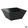 Snack Bowl La Mediterránea Melamin Anthracite 18 x 18 x 8 cm (24 Units) by La Mediterránea, Plates and dishes - Ref: S2225982...