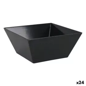 Bol pour Apéritifs La Mediterránea Mélamine Anthracite 18 x 18 x 8 cm (24 Unités) de La Mediterránea, Plats et plateaux - Réf...