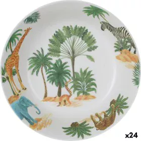 Suppenteller La Mediterránea Sauvage Melamine 20 x 20 x 5 cm (24 Stück) von La Mediterránea, Teller und Schüsseln - Ref: S222...