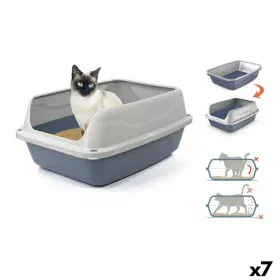 Bac à litière pour chats Georplast Sonic Plastique 44,5 x 34 x 18,5 cm (7 Unités) de Georplast, Bacs à sable - Réf : S2226054...