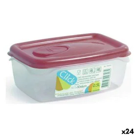 Rechteckige Lunchbox mit Deckel Dem 39582 rechteckig 14,5 x 10 x 6 cm (24 Stück) (0,5 L) (14,5 x 10 x 6 cm) von Dem, Lagerung...