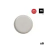 Flat Plate La Mediterránea Ivory Shine Circular (6 Units) by La Mediterránea, Plates and dishes - Ref: S2226265, Price: 21,56...