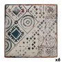 Flat Plate La Mediterránea Grecia Porcelain 24 x 24 x 2 cm (6 Units) by La Mediterránea, Plates and dishes - Ref: S2226291, P...