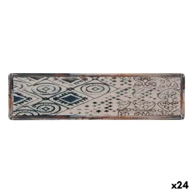 Serving Platter La Mediterránea Grecia Porcelain Rectangular 30 x 8 x 2 cm (24 Units) by La Mediterránea, Plates and dishes -...