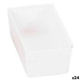 Caixa Multiusos Modular Branco 15 x 8 x 5,3 cm (24 Unidades) de BigBuy Home, Caixas e baús de arrumação - Ref: S2226304, Preç...