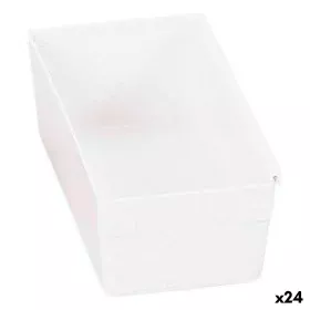 Boîte Multiusage Modulaire Blanc 15 x 8 x 5,3 cm (24 Unités) de BigBuy Home, Boîtes et coffres de rangement - Réf : S2226304,...