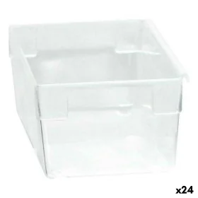 Boîte Multiusage Modulaire Transparent 15 x 8 x 5,3 cm (24 Unités) de BigBuy Home, Boîtes et coffres de rangement - Réf : S22...