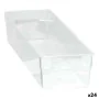 Caja Multiusos Modular Transparente 22,5 x 8 x 5,3 cm (24 Unidades) de BigBuy Home, Cajas y arcones de almacenaje - Ref: S222...