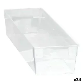 Caja Multiusos Modular Transparente 22,5 x 8 x 5,3 cm (24 Unidades) de BigBuy Home, Cajas y arcones de almacenaje - Ref: S222...