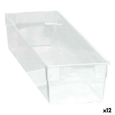 Caja Multiusos Modular Transparente 30,5 x 8 x 5,3 cm (12 Unidades) de BigBuy Home, Cajas y arcones de almacenaje - Ref: S222...