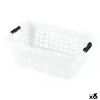 Laundry basket With handles White 50 L (6 Units) by BigBuy Home, Laundry Baskets - Ref: S2226312, Price: 36,64 €, Discount: %