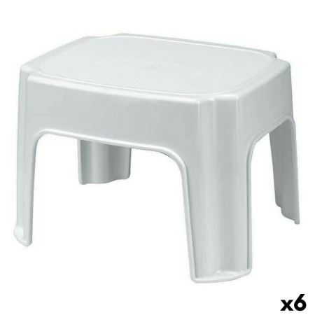 Stool White by BigBuy Home, Bathroom Stools - Ref: S2226314, Price: 33,38 €, Discount: %