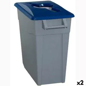 Poubelle recyclage Denox 65 L Bleu (2 Unités) de Denox, Ordures et recyclage - Réf : S2226328, Prix : 61,44 €, Remise : %