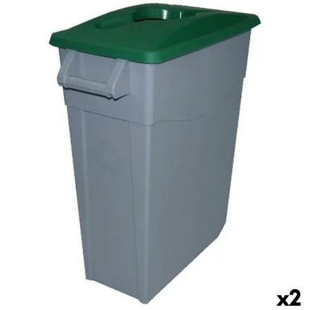 Recycling Waste Bin Denox 65 L Green (2 Units) by Denox, Waste and recycling - Ref: S2226329, Price: 66,36 €, Discount: %