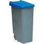 Cubo de Basura con Ruedas Denox 110 L Azul 58 x 41 x 89 cm de Denox, Cubos de basura para exterior - Ref: S2226343, Precio: 7...