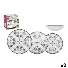 Dinnerware Set La Mediterránea Tesa 12 Pieces Porcelain (2 Units) by La Mediterránea, Combination Sets - Ref: S2226367, Price...