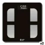 Digital Bathroom Scales LongFit Care Black Multifunction 33 x 4 x 33 cm (2 Units) by LongFit Care, Scales - Ref: S2226392, Pr...