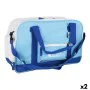 Sports Bag with Shoe holder LongFit Care Blue/White (2 Units) by LongFit Care, Sports bags - Ref: S2226451, Price: 20,40 €, D...