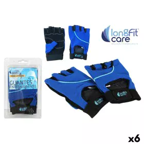 Gants d'Entraînement LongFit Sport Longfit sport Bleu/Noir de LongFit Sport, Gants de fitness - Réf : S2226455, Prix : 32,45 ...