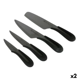 Set di Coltelli Santa Clara Ceramica 4 Pezzi Nero 17 cm 17 (2 Unità) di Santa Clara, Set di coltelli da cucina - Rif: S222647...