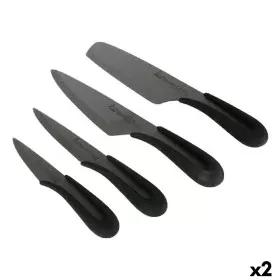 Set de Cuchillos Santa Clara Cerámica 4 Piezas Negro 17 cm 17 (2 Unidades) de Santa Clara, Juegos de cuchillos de cocina - Re...