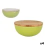 Bowl Percutti Legno percutti Green Bamboo With lid (4 Units) by Percutti, Bowls and large cups - Ref: S2226490, Price: 10,16 ...