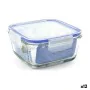 Lunchbox hermetisch Borgonovo Superblock karriert 15 x 15 x 7,5 cm (12 Stück) von Borgonovo, Lagerung von Lebensmitteln - Ref...