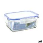 Lunchbox hermetisch Borgonovo Superblock rechteckig 17,5 x 13 x 7,5 cm (6 Stück) von Borgonovo, Lagerung von Lebensmitteln - ...